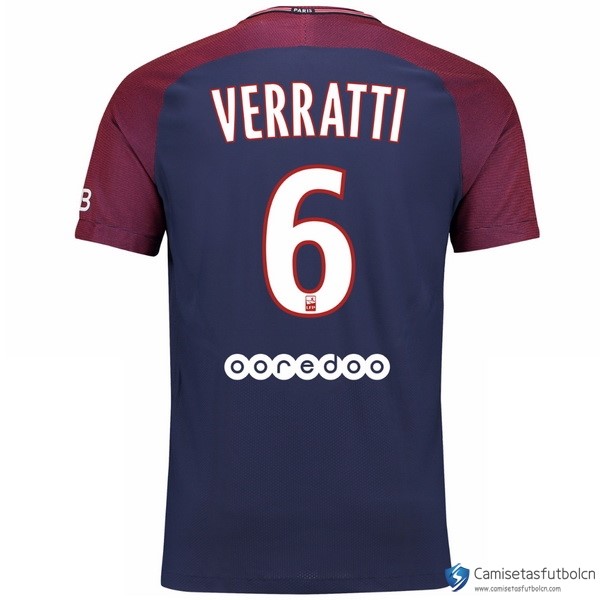 Camiseta Paris Saint Germain Primera equipo Verratti 2017-18